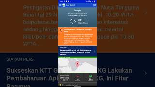 Info Gempa bumi via Aplikasi BMKG #bmkg #informasigempa #shorts #ytshorts screenshot 5