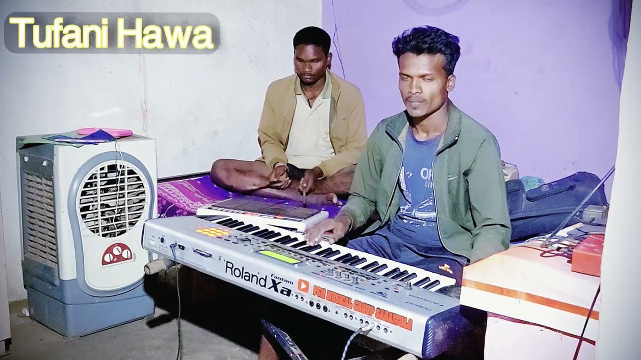 Tufani Hawa chalat hai re guiya😍 say say  Nagpuri instrumental music video 🎹🎹
