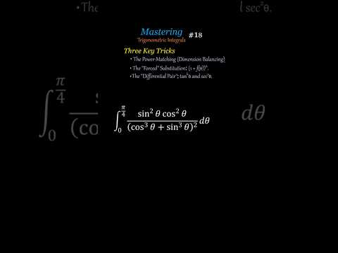 The “Forced” Substitution That Solves This Trigonometric Integral Instantly