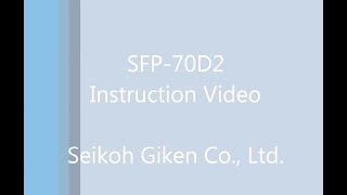Seikoh Giken SFP-70D2 Portable Polish Machine with Standard Accessorie –  Fosco Connect