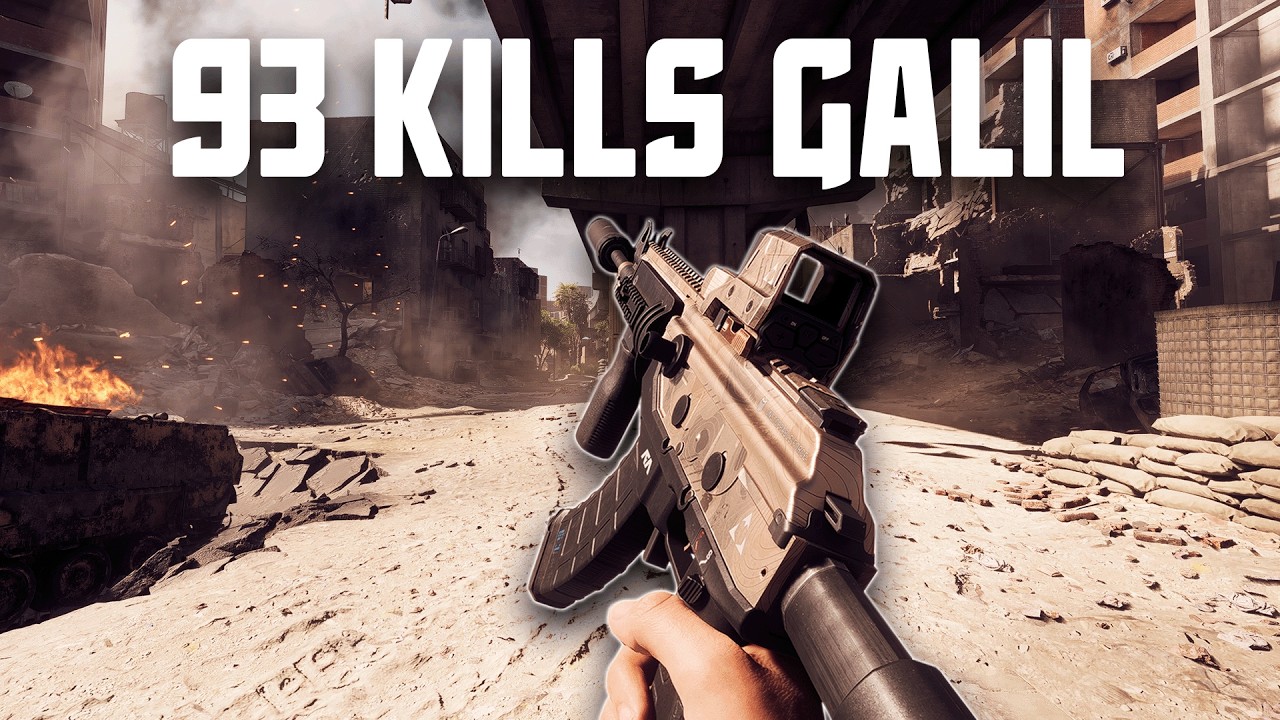93-11 Kill Gameplay with the NVO-228 (Galil) in Battlefield 6!