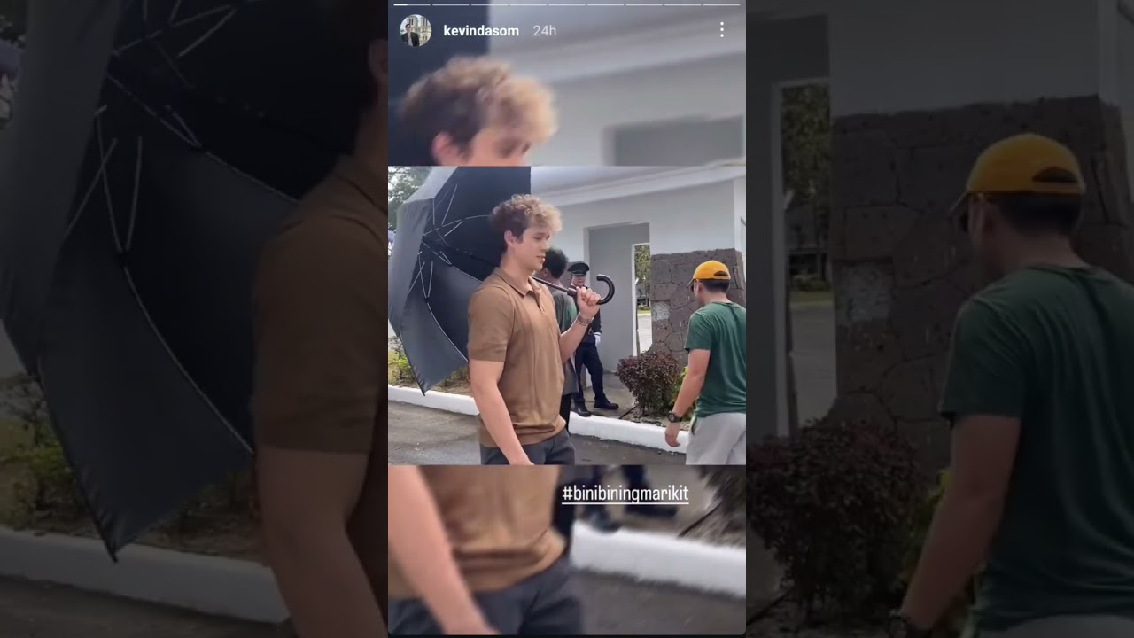 Manhunt International 2024 Kevin Dasom showing how to flip the umbrella ❤️ 