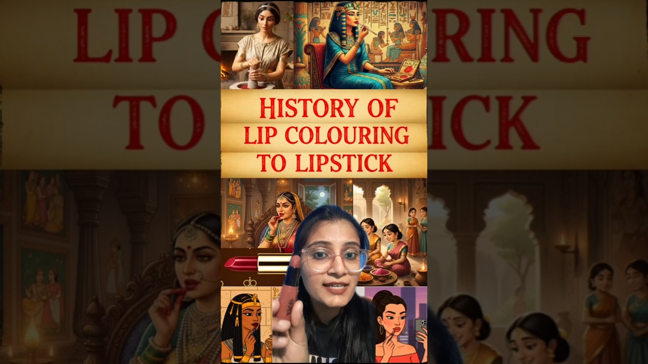 History of Lipstick #history #facts #makeup #india #world #viral #youtubeshorts #lipstick #trending