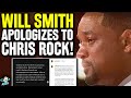 BREAKING! Will Smith APOLOGIZES to Chris Rock! BEGS Forgiveness as Oscars Investigate Him!