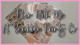 Plan With Me ft. ScribblePrintsCo.  | Plannahannah