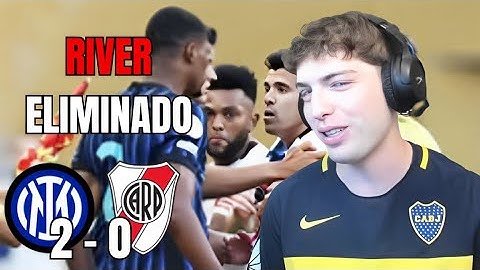 DAVO XENEIZE REACCIONA A INTER MILAN 2 VS RIVER PLATE O