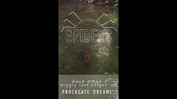 Wiggly Text Effect in Procreate Dreams