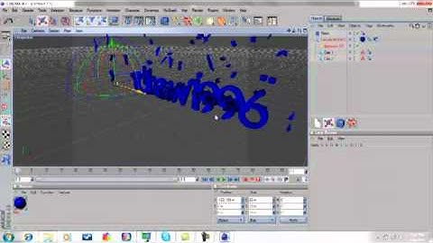 how to make a Explosion text in cinema 4D