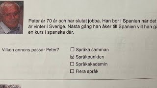 Läsförståelse Sfi Kurs C 2013 Nationella prov - امتحان قراءة في اللغة السويدية