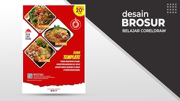 Tutorial membuat desain brosur makanan di coreldraw