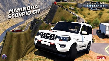 INDIAN CAR DRIVING 🚗 On Most Dangerous Roads Of ATS ☠️⚠️ #shortsfeed #shorts #ats