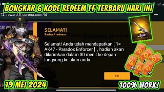 KODE REDEEM FREE FIRE TERBARU 19 MEI 2024 HARI INI‼️