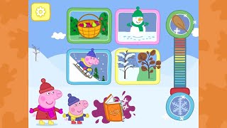 Peppa's Seasons - Autumn and Winter Gameplay (app demo)