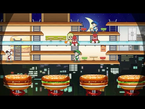 BurgerTime Party! Nintendo Switch Main Burger 3 player 60fps