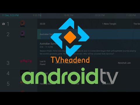 Tvheadend Live TV on Android TV