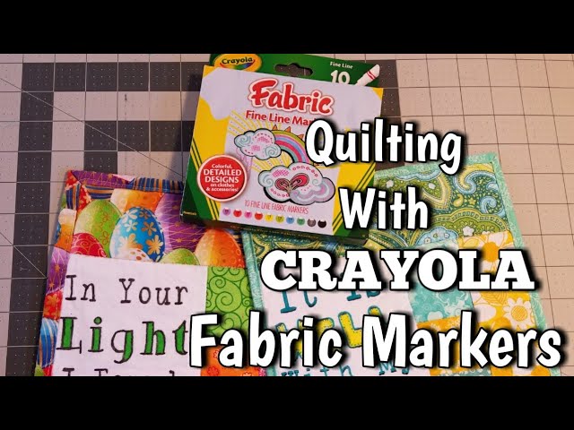 How to use FABRIC FUN Fabric Markers in your next quilting project