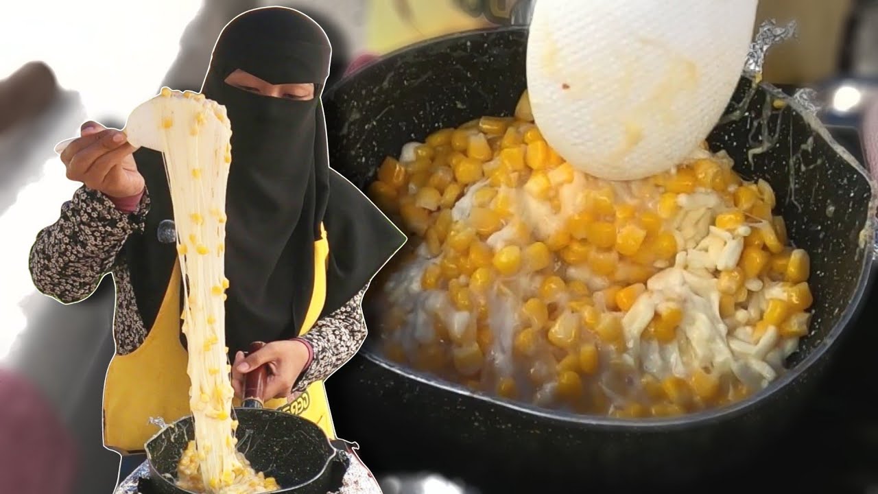 Terjah Melaka!! Wow boleh tarik panjang!! Gerai Jagung 3 Beradik