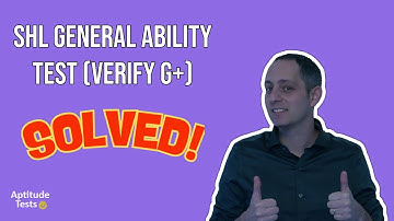 SHL General Ability Sample Test SOLVED (15 Questions) Numerical, Inductive, Deductive