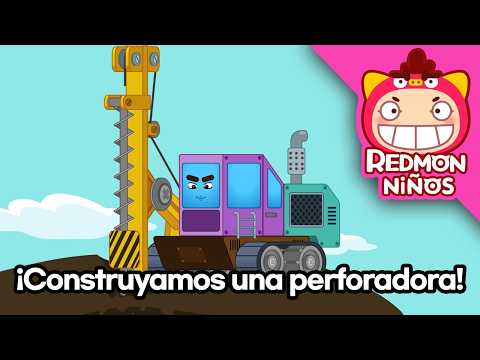 ¡Construyamos una perforadora! | Construyendo vehículos | Español | REDMON NiÑOS 4K