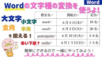 Word文書に謎の赤い下線…原因は“文字のバラつき”！？全角・半角・大文字小文字を一発変換で解決！