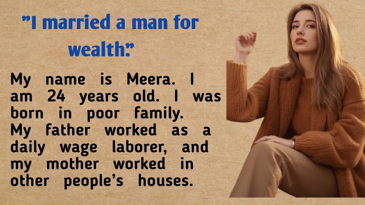 I married a man for wealth✅️  life without love is empty - Emotional story.
