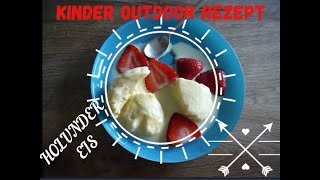 Kinder Outdoor Rezept: Holunder Eis🍦