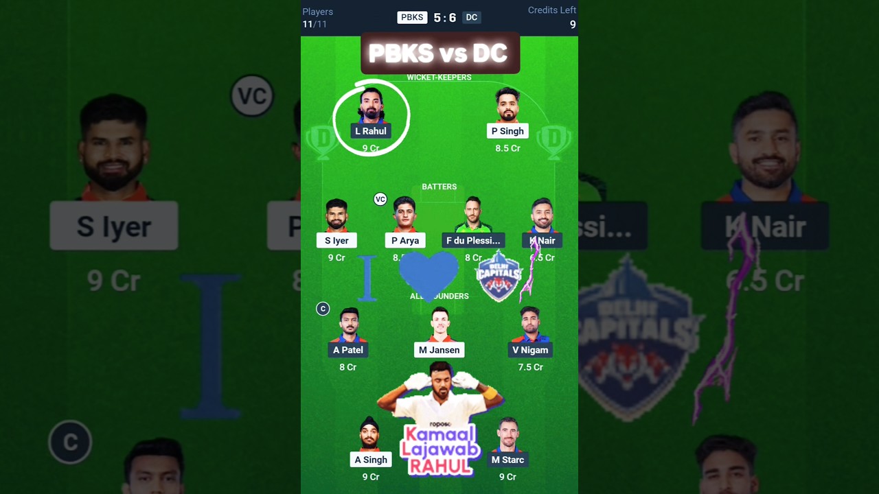 pbks vs dc | pbks vs dc 2025 | dc vs pbks | pbks vs dc comparison 2025 | Delhi vs Punjab | 