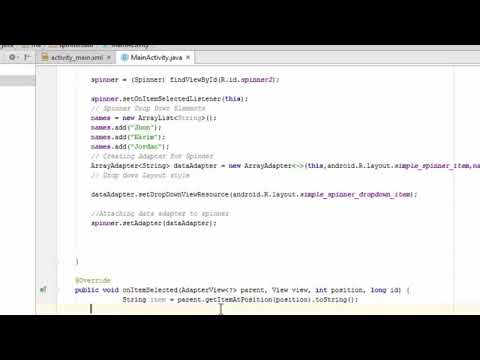 Spinner OnItemSelectedListener   Android Studio