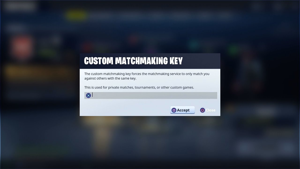 Fortnite Custom Matchmaking Key PS4 , Xbox & PC (Fortnite Custom ...