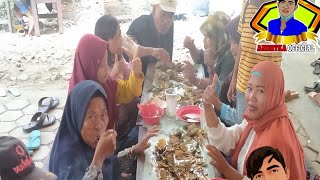 Makan Bersama Keluarga Istri Di Saung Seafood Di Desa Krasak Indramayu