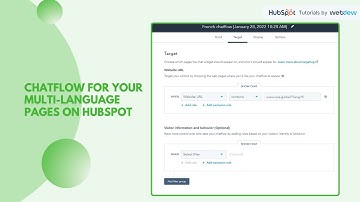 How to create a chat flow for your multi language pages.