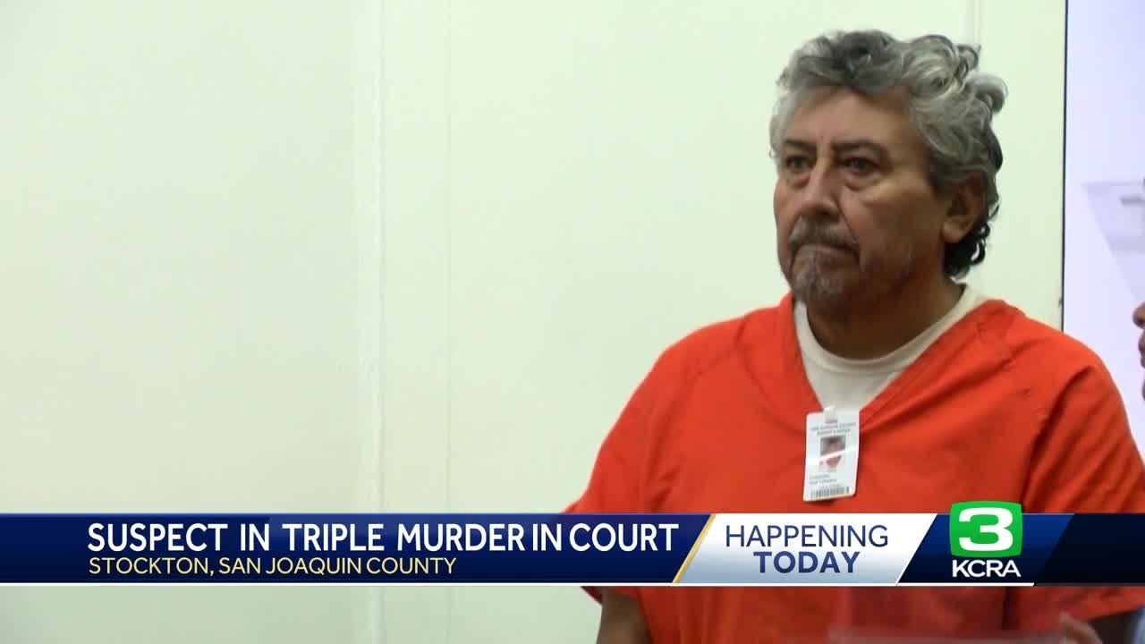 Man accused of killing Stockton family appears in court - YouTube