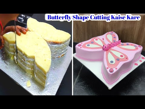 Fondant Butterfly Cake Decorations | Fondant Butterfly Cake | Cake Video Design