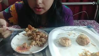 Misti phuchka & alu chat eating asmr | sanjitas Indian asmr
