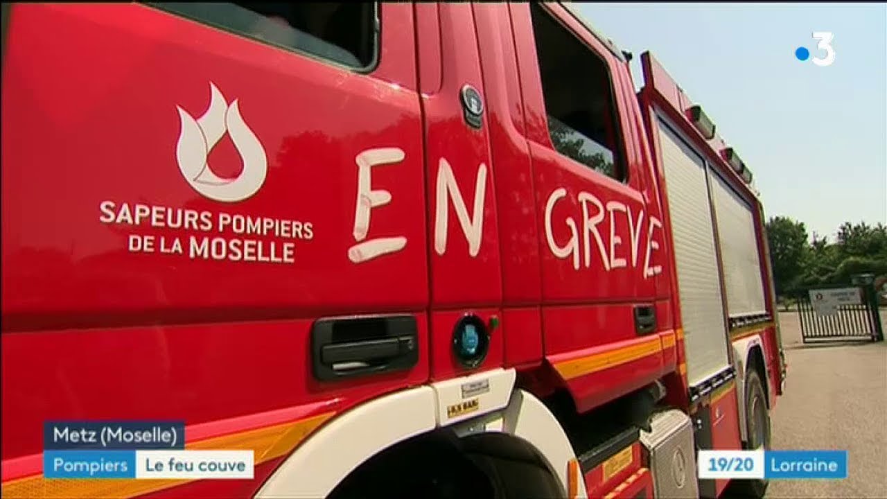Les sapeurs-pompiers de Metz font eux aussi la grève