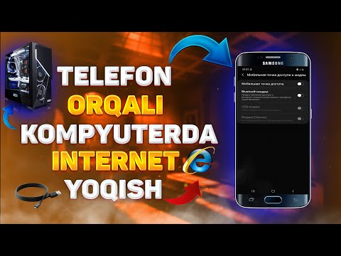 TELEFON ORQALI KOMPYUTERNI INTERNETGA ULASH O’ZBEKCHA OBZOR 2021