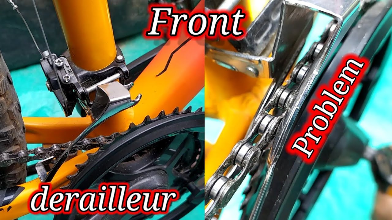 Mtb/bicycle Front derailleur reset. all problem fix. mtb Frontderailleur frontgear 