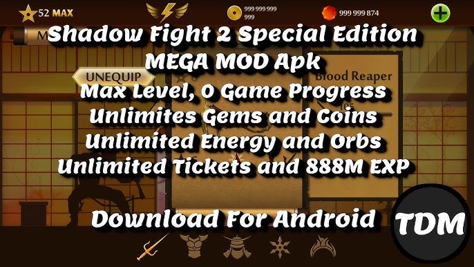 Shadow Fight 2 Special Edition Mega Mod Unlocked All Weapons Update ...