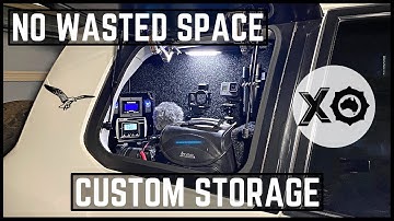 CUSTOM STORAGE SOLUTION | EmuWing Access | Electrical Panel | Landcruiser 200 Overland Build Ideas