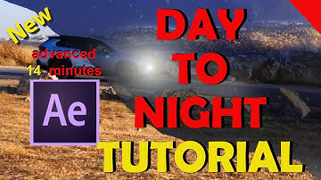 How to do DAY TO NIGHT IN After Effects - Tutorial 2021