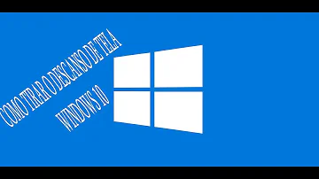Como tirar o tempo de descanso de tela do Windows 8?
