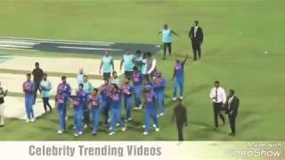 Rohit Sharma waves Sri Lanka flag after India vs bangaladesh Nidahas Trophy final