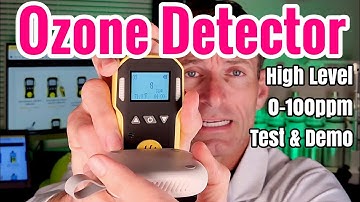 Ozone Detector (High Level 0-100ppm) O3 Gas Detection Test and Demo