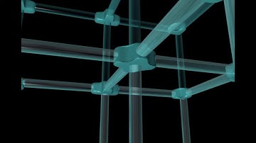 VH 016 - 3D Scaffolding  - Video Footage HD 1080p