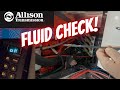 How To: Allison Transmission Fluid Level Check | Diagnostics Code | Motorhome | Newell School