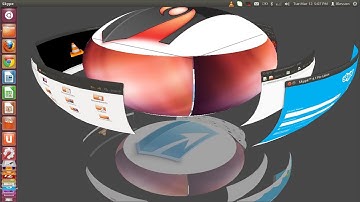 Ubuntu 12.04 - How to set up Rotating Desktop Sphere and 3D Windows