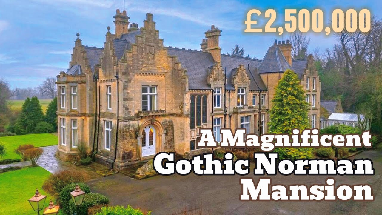 A Stunning £2.5 Million 1873 Gothic Mansion on 6.5 Acres | Northorpe Hall