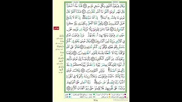 الصفحة ٢١٨ من القرآن الكريم...القارئ د.بريك سعد بريك