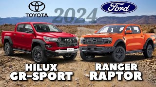 2024 TOYOTA HILUX GR-S vs 2024 FORD RANGER RAPTOR