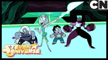 Steven Meets Peridot For The First Time | Steven Universe | Marble Madness | Cartoon Network